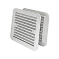 thumbnail image 1 of Abbracc Generic Side Exhaust Outlet, Air Ventilation Window, High Performance Anti Flying Creature Net Shutters Vent for Motorhome RV Van White with Frame, 1 of 9