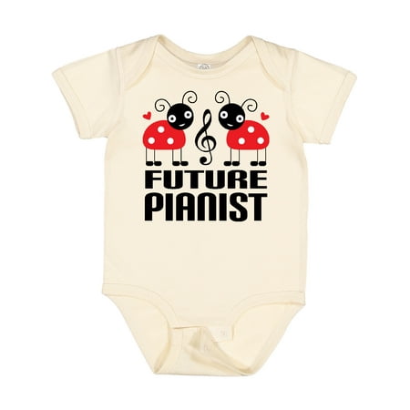 

Inktastic Piano Gift Future Pianist Gift Baby Girl Bodysuit