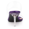 thumbnail image 3 of Sandalias Transparentes Tacones De Aguja Transparentes Para Mujeres Allegra K Morado claro 41, 3 of 6