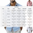 thumbnail image 3 of Stamzod Mens Shirts Long Sleeve Color Block Business Casual Work Shirt Button Down Beach Shirts for Men White-2 XXXL, 3 of 6