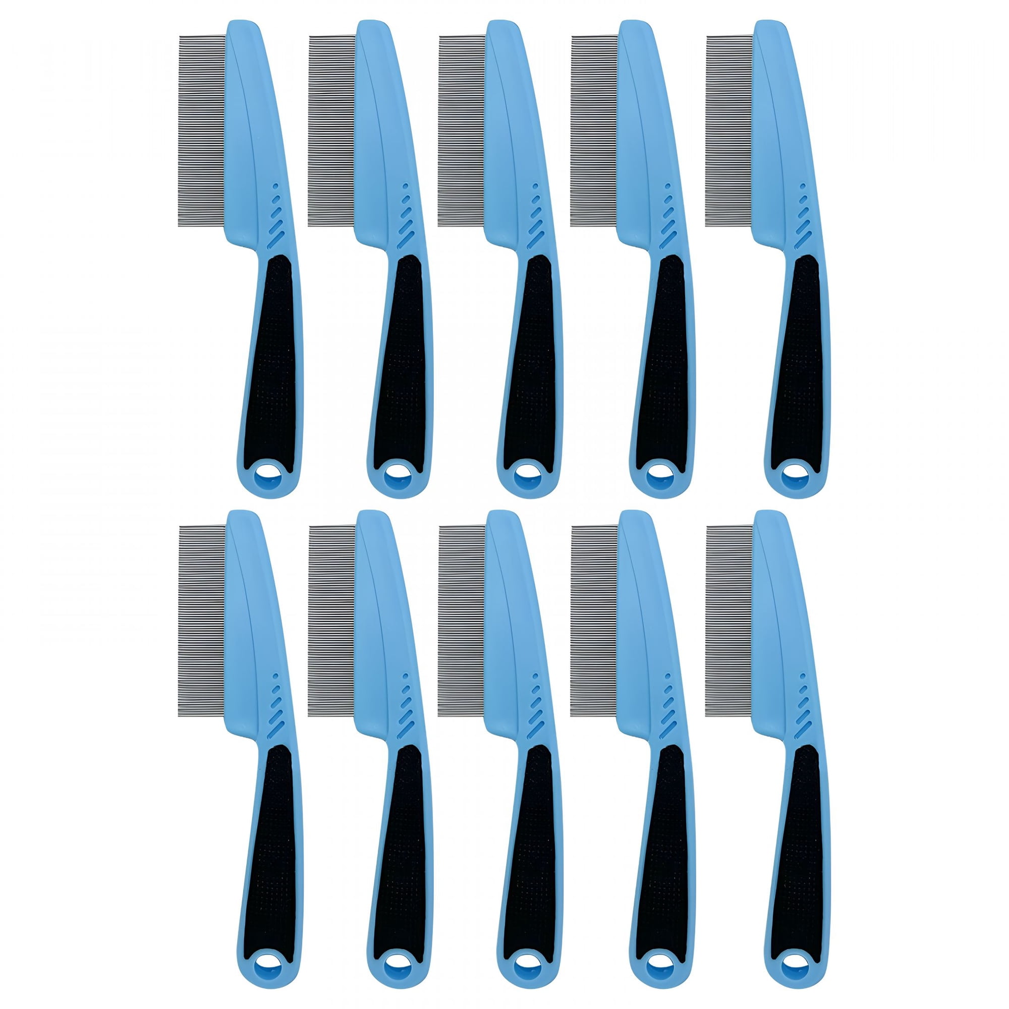 ACDANC Flea Comb for Dogs Cats and Small Lice Removal Tool with Fine Stainless Steel Teeth Gentle Grooming for All Coat Types