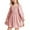 Pink, variant on Edvintorg Girl Dress Squares Neck Lantern Sleeve Ruffled Big Swings Dress High Waist Lace Childrens Dresses 3-10Years Kids Dresses for Girls