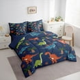 thumbnail image 3 of Castle Fairy Kids Teens Cartoon Dinosaur Twin Bedding Sets,Animal Bedding Comforter Set, 3 of 8