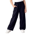 thumbnail image 2 of NAISIBABY Kids Girls Pants, Quick Dry Elastic Waist Summer Lightweight Straight Leg Sports Outdoor Pants Navy Size 12, 2 of 9