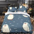 thumbnail image 3 of Home Bedding Set Fish Shell Comforter Cover Set Teen Adult Creative Seafloor Bedspreads,California King (98"x104"), 3 of 5