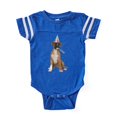 thumbnail image 1 of CafePress - Boxer Dog Party - Cute Infant Baby Football Bodysuit, 1 of 1