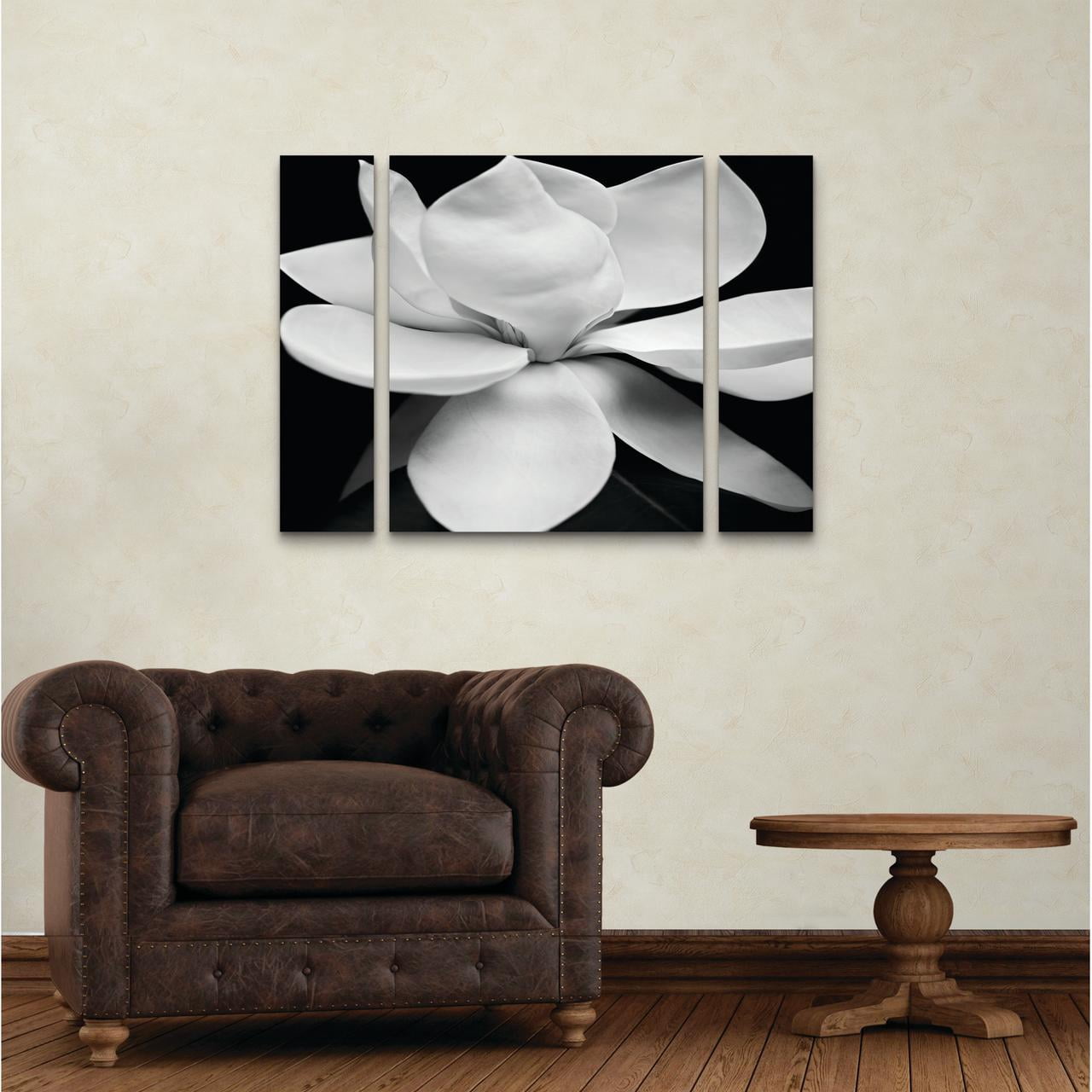 Michael Harrison 'Magnolia' Multi Panel Art Set Small 3 Piece