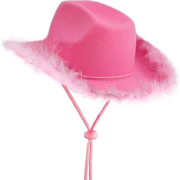 Pink Cowboy Novelty Cowboy Hat with for Women Cowboy Hat for Women Party Dress Up