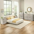 thumbnail image 3 of Spaco Modern Simple 6-Layer 7-Drawer Dresser, Drawer Cabinet with Gold Handle, Gray, 3 of 14