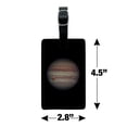 thumbnail image 5 of Planet Jupiter Solar System Rectangle Leather Luggage Card Suitcase Carry-On ID Tag, 5 of 7