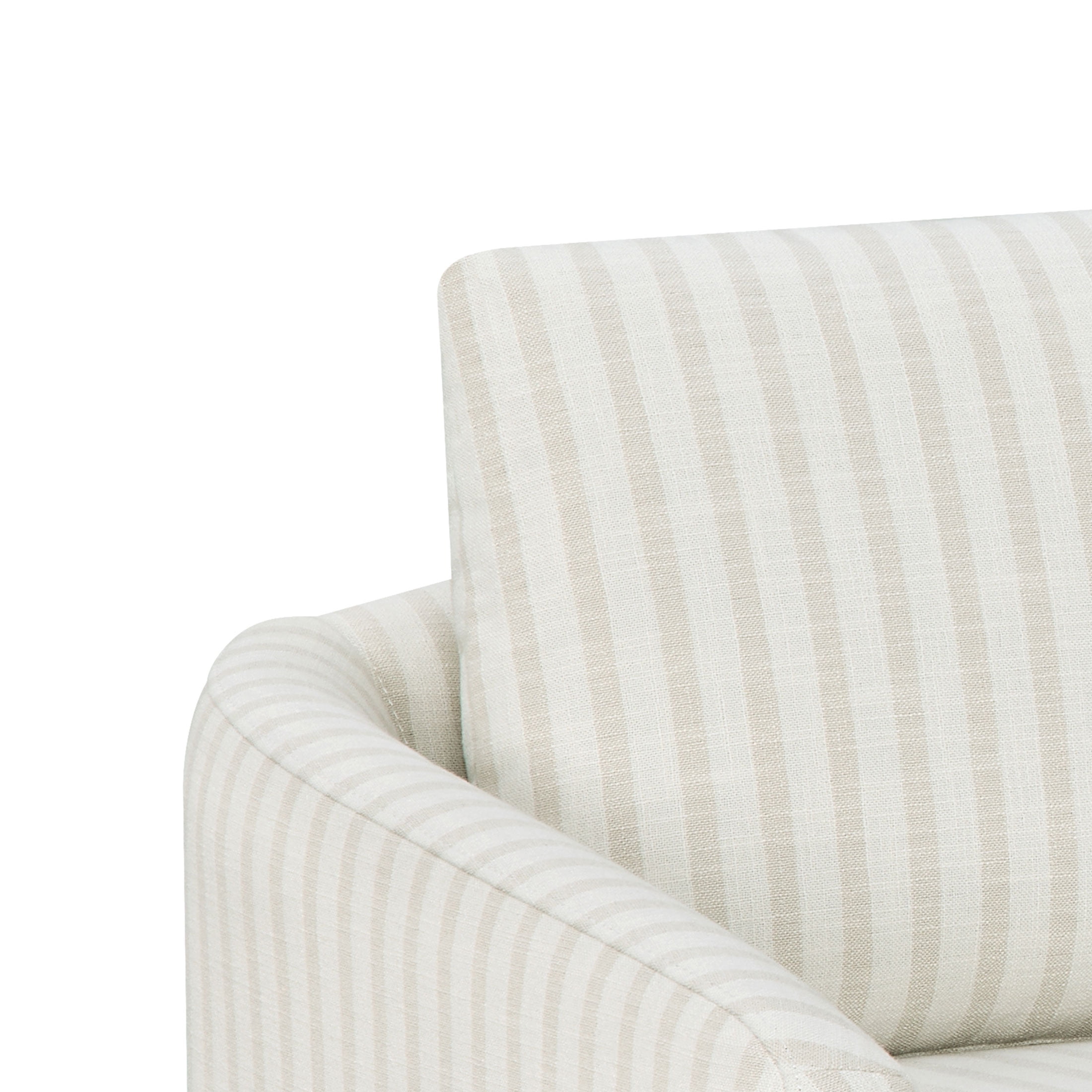Beautiful Drew 72.2" Sofa by Drew Barrymore for Adults, Striped Linen