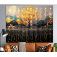 thumbnail image 5 of KaiSha LED Tapestry Wall Hanging; Modern Art Décor Home Decoration Bedroom Dorm Living Room Classic Bohemian Nature Boho Abstract Canvas Poster, 5 of 16