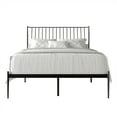 thumbnail image 3 of Castle Place Vintage Spindle Twin Metal Platform Bed, Black, 3 of 8