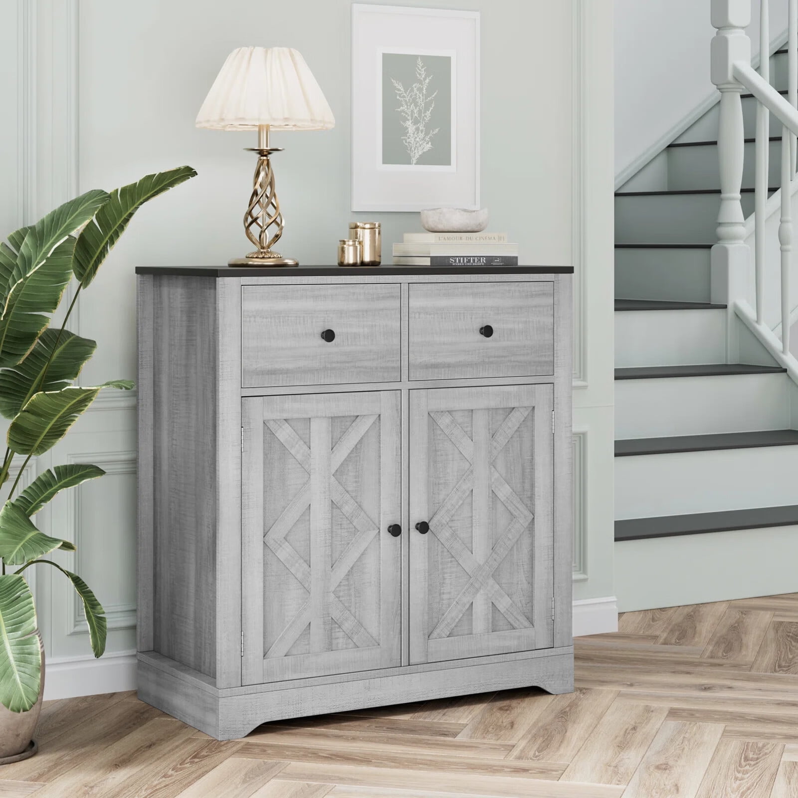 Homecho 2drawer Sideboard Storage Console Table Accent