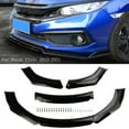thumbnail image 4 of 4PCS Universal Car Front Bumper Lip Body Kit Splitter Diffuser Protector Black, 4 of 10