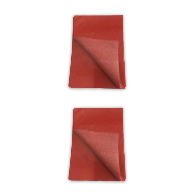 Sidaley 100 piezas A4 Papel de transferencia de grafito Línea Integridad Papeles de colores A4blanco A4rojo 2piezas