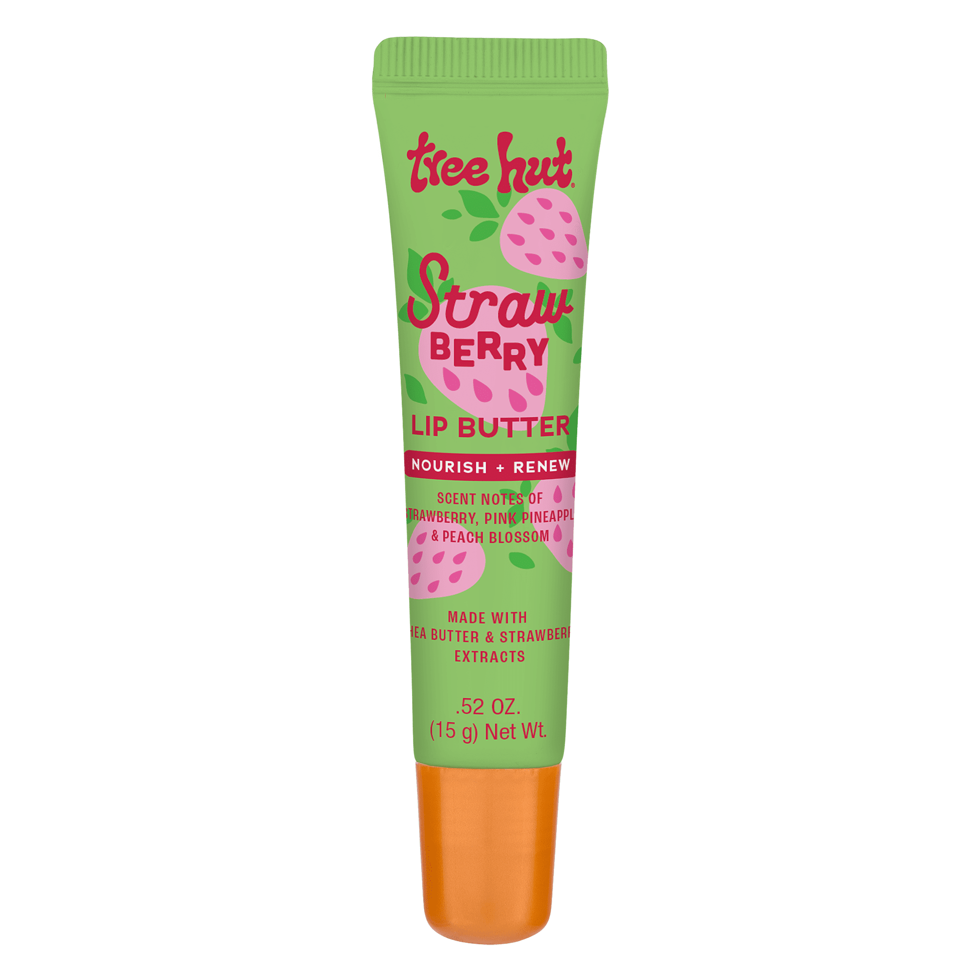 Tree Hut Strawberry Sugarlips Lip Butter with Shea Butter, 0.52 oz