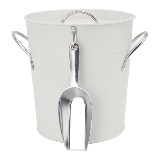 Beer Chiller Bin, Wine Storage Tub Plastic With Ice Shovel For Restaurants Wood Color,Red,White