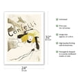 thumbnail image 2 of Confetti - Vintage French Advertising Poster by Henri de Toulouse–Lautrec c.1894 - Fine Art Matte Paper Print (Unframed) 24x32in, 2 of 4