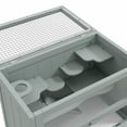thumbnail image 4 of Spaco 2-Level Hamster Cage with Openable Top, Door, Shelf, Ladder, Small Animals Cage, Gray, 4 of 11
