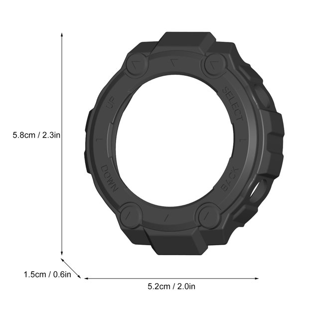 Walmeck Soft TPU Case Cover Replacement for Huami Amazfit T-Rex Pro Smart Watch Protective Shell Frame Protector