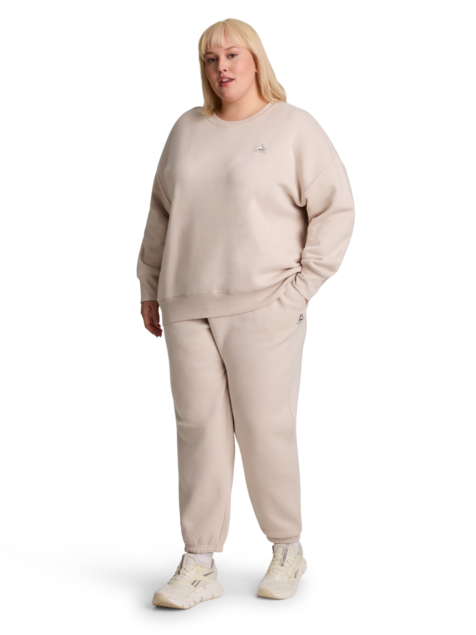 Reebok Women's Game Day Fleece Oversize Crewneck Sweatshirt, Size XS-4X