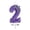 C, variant on Birthday Number Candles,Purple Crown Birthday Candles for Cake,Glitter Number 5 Candle Cake Topper with Sequins for Anniversary Celebrations Supplies