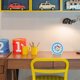 thumbnail image 5 of Silent Children's Alarm Clock, Blue Metal Alarm Clock Night Light, Kids Clock, 5 of 5
