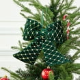 thumbnail image 5 of 11.8" Green Velvet Christmas Bows - Polyester Wreath Bows with Twist Ties for Xmas Tree, Gift Wrapping, Holiday Decor, Festive Home & Party Decoration, 5 of 9