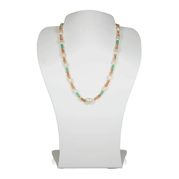 MGR! My Gems Rock Necklaces, Gemstones and Freshwater Pearl, Multicolor