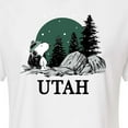 thumbnail image 3 of Peanuts - Snoopy Utah - Juniors Cropped Cotton Blend T-Shirt, 3 of 6