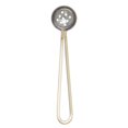 thumbnail image 1 of Abbott Collections AB-36-LOOP-OLIVE 7.5 in. Loop Handle Olive Spoon, Brass & Stainless Steel, 1 of 1