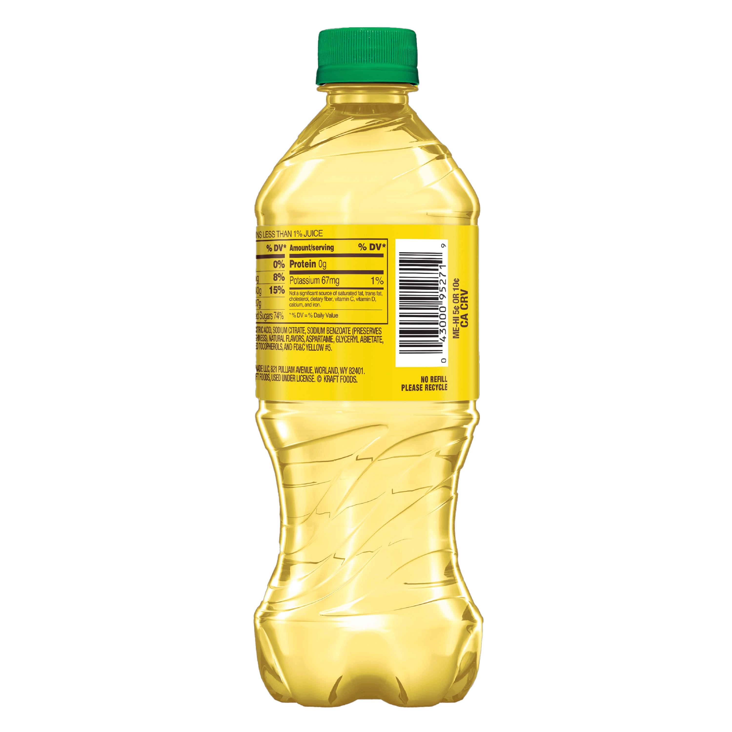 Country Time Lemonade Juice, 20 fl oz, Shelf Stable