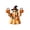 SetB 10, variant on 2026 Halloween Light Up Ghost Decoration, Vintage Patchwork Ghost Figurine with Pumpkin Light, Versatile Fall Decor for Home Party Shelf Mantel Porch (SetB)