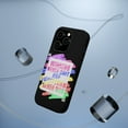 thumbnail image 5 of DistinctInk MagSafe Tough Case for Apple iPhone 14 Pro (6.1" Screen) - Winners Never Quit Quitters Never Win - Slim Profile Design, 5 of 6
