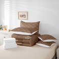 thumbnail image 6 of jejeloiu Abstract Cartoon Pine 7-Piece Bedding Comforter Set,Modern Geometric Artwork King Bedding Sets,White Brown Bed Sheets For Girls Boys,Microfiber Bedroom Decor Reversible, 6 of 8