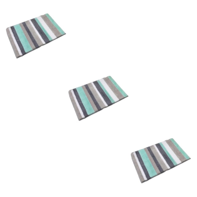 Wosthever Alfombrilla de baño lavable a máquina con microfibra superabsorbente antideslizante TPR inferior alfombrilla de baño superabsorbente Type1 NO1