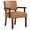 Leather Brown, variant on FAGAGA Mid Century Modern Accent Chair, Upholstered Oversized Chair, Ergonomics Armchair for Living Room, Reading Room, Reception Room, Bedroom, Dorm | Leather Cherry