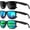 (3 Pack) Black/Ice Blue/Green, variant on KALIYADI Sunglasses Men Polarized Sun glasses for Mens Womens Classic Matte Black Frame UV Protection 3pack