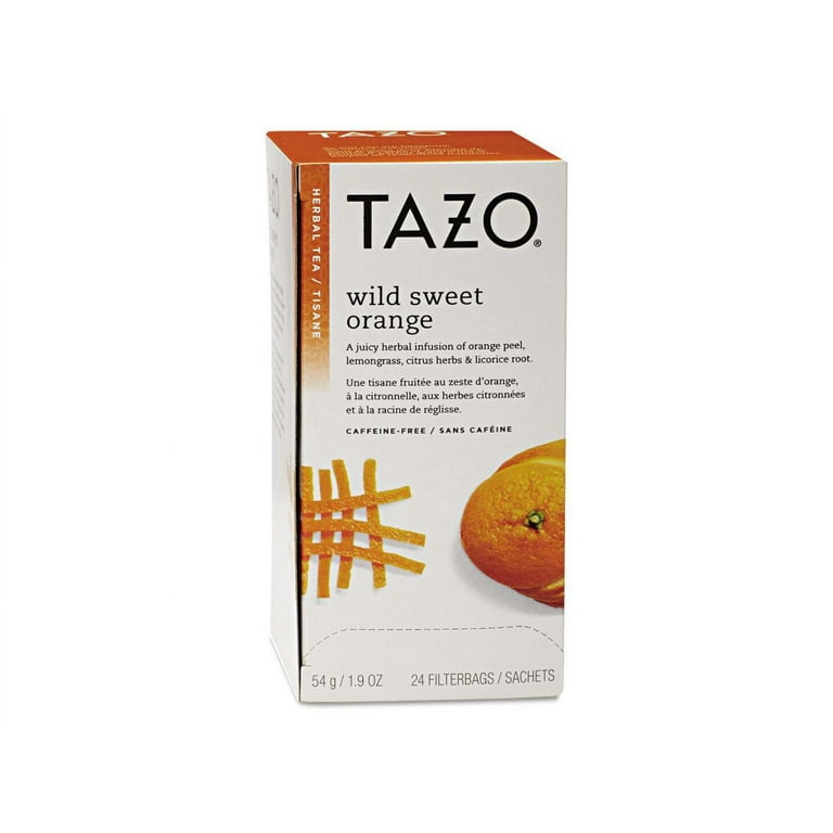 Tazo Wild Sweet Orange Herbal Tea Bag - 24 Packet - 24 / Box Tazo Wild Sweet Orange Herbal Tea Bag - 24 Packet - 24 / Box