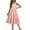 Light Pink, variant on Arshiner Girl's Sundresses Summer Boho Strap Tiered Cami Maxi Dresses with Pockets