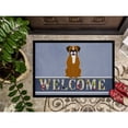thumbnail image 3 of Carolines Treasures BB5697MAT Flashy Fawn Boxer Welcome Door Mat Indoor Rug or Outdoor Welcome Mat 18x27 Doormat  27"L x, 3 of 4