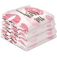 thumbnail image 4 of Soft Absorbent Reusable Kitchen Towels, Set of 4|28x18 in, Heart and Rose and Lips Dining Kitchen Living Room Tea Towels Dish Towels Decorative Towels Washcloth Gift, 4 of 7