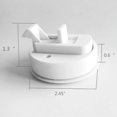 thumbnail image 4 of Boat Latch Slam Latch Flush Pull Slam Latch Round Pull Latch Marine Hatch Latch for Boat Deck RV Cabinet Door Drawers, 4 of 6