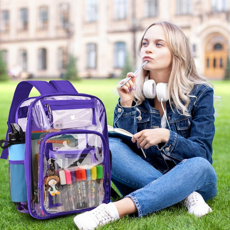 Full size clear backpack sale