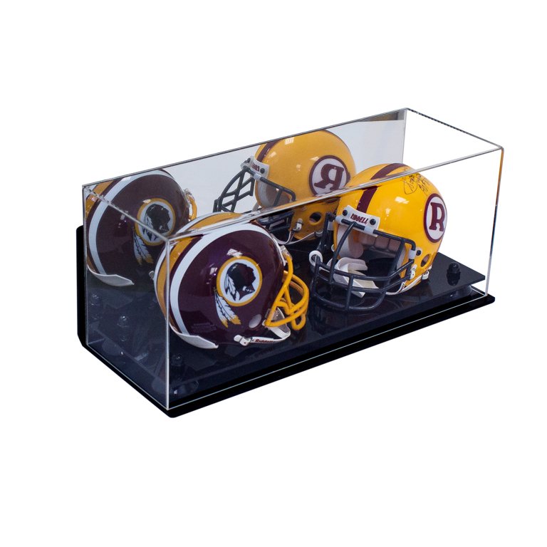 Full-Size Football and Helmet Display Case with Mirror – Better Display  Cases