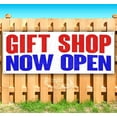 thumbnail image 1 of Gift Shop Now Open 13 oz Vinyl Banner With Metal Grommets, 1 of 4