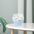 thumbnail image 1 of OUNONA Small Aquarium Desktop Style Plastic Fish Bowl for Office Use 1Set, 1 of 6