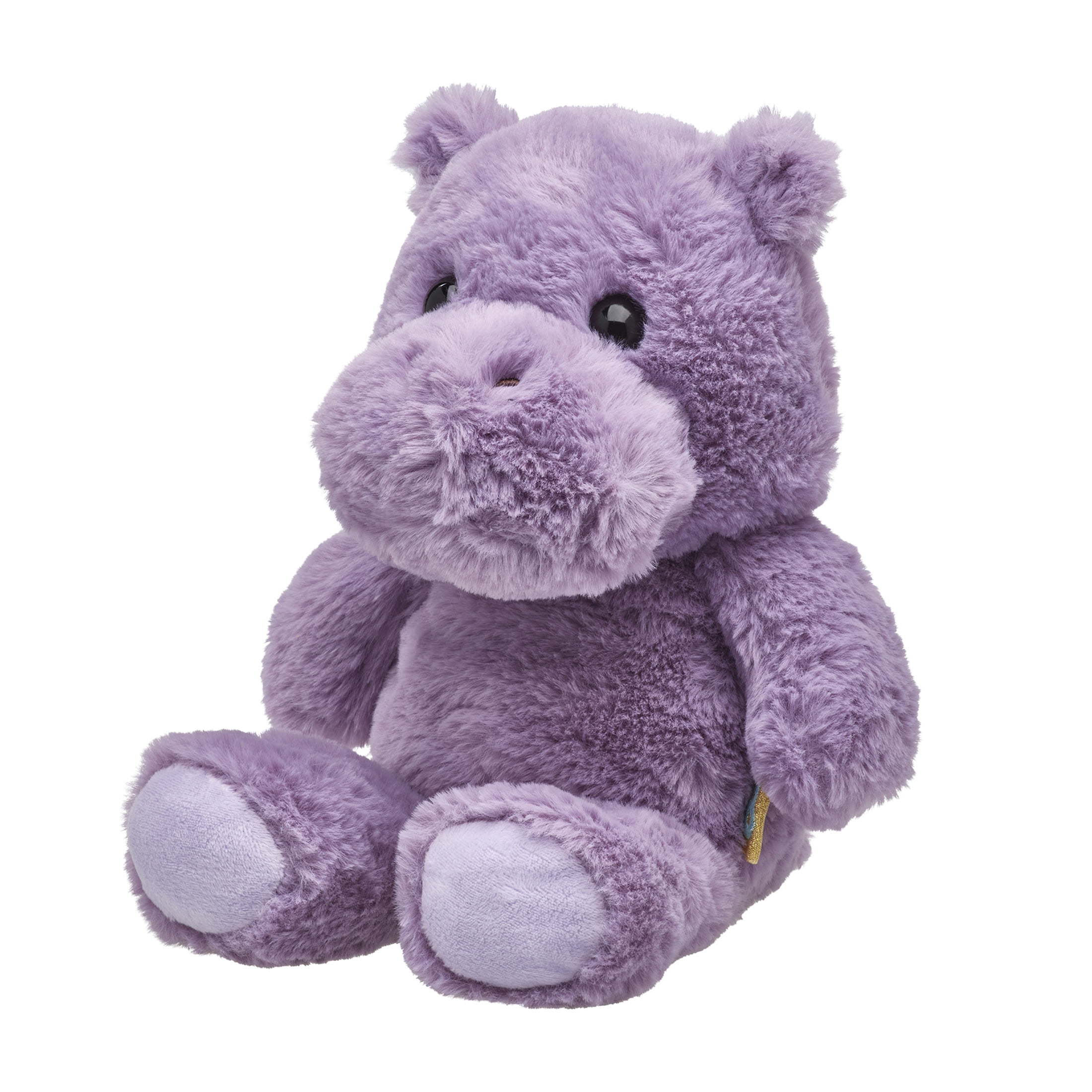 ButterLuvs Plush Hippo Stuffed Animal, 8 Inch Super Soft Purple Cuddly Hippopotamus