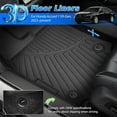 thumbnail image 6 of Cartist Floor Mats and Cargo Liner Fit for Honda Accord 2023 2024 (Include Hybrid) All Weather Floor Mat Accord Accessories Heavy Duty Carpet Protection, 6 of 8